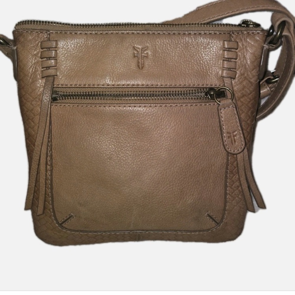 Frye Tan (beige) ?  Leather Crossbody Bag